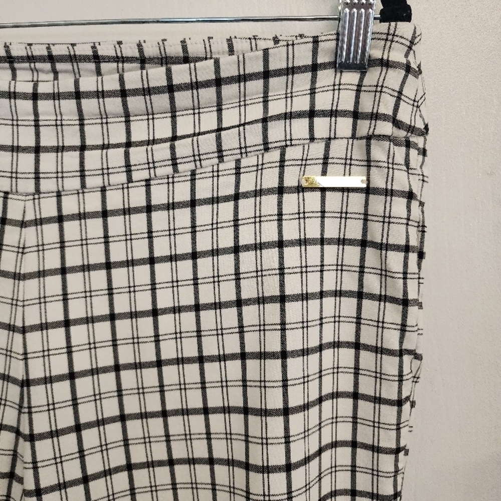 Counterparts White and Black Plaid Pants Petite Large - Picture 12 of 15